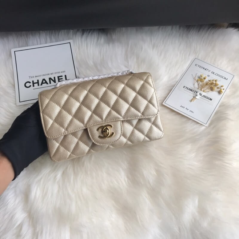 Chanel Caviar Calfskin 20cm Classic Flap Bag 1116