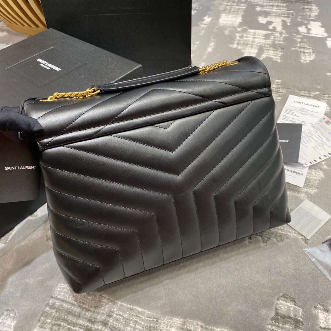 Saint Laurent Loulou Medium In Matelassé “Y” Leather 459749