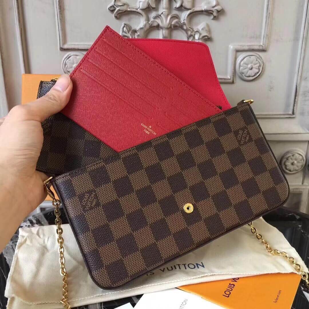 Louis Vuitton Damier Ebene Canvas Pochette Felicie N63032