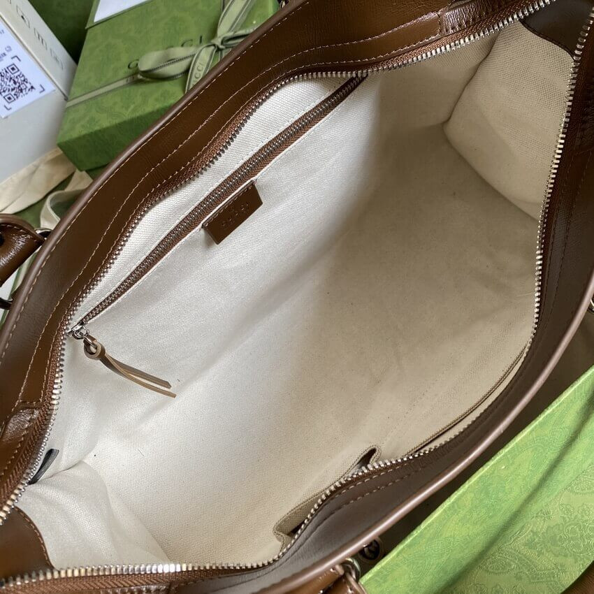 Gucci x Balenciaga GG Canvas City Bag 38cm 658597