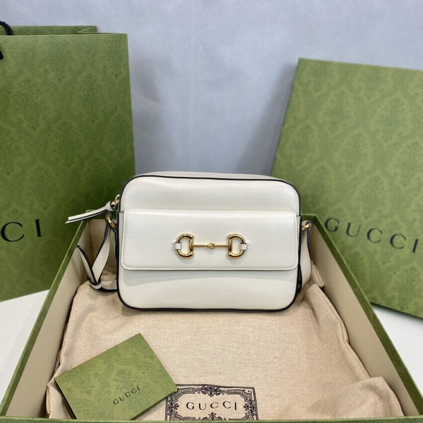 Gucci Horsebit 1955 Small Leather Shoulder Bag 645454