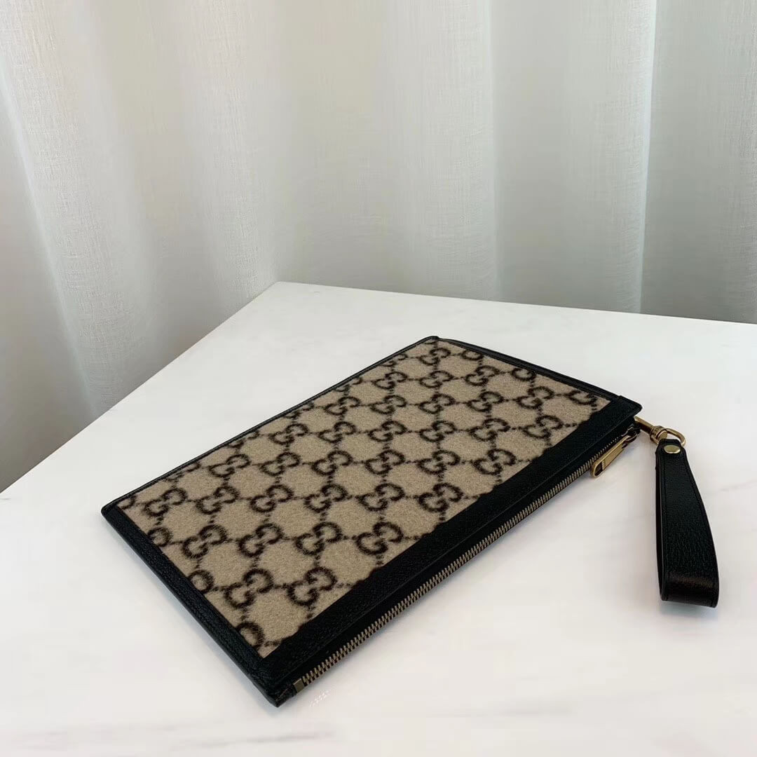 Gucci GG Wool Pouch 597627