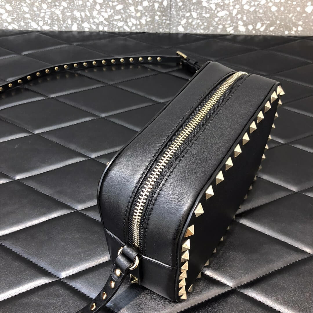 Valentino Garavani Small Rockstud Calfskin Crossbody Bag 0809