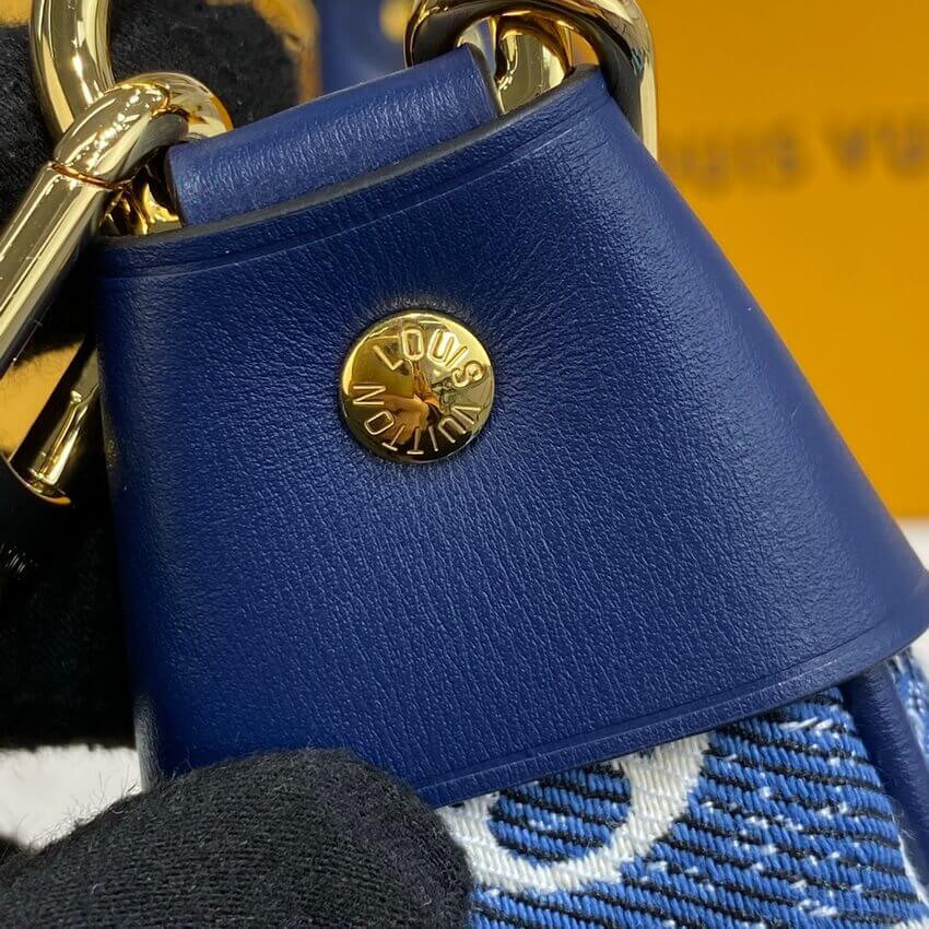 Louis Vuitton Monogram Denim Loop Bag M81166 Blue