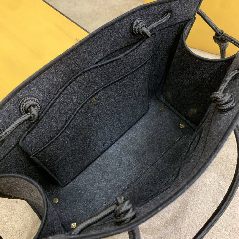 Fendi Logo Wool Shopper 8BH379