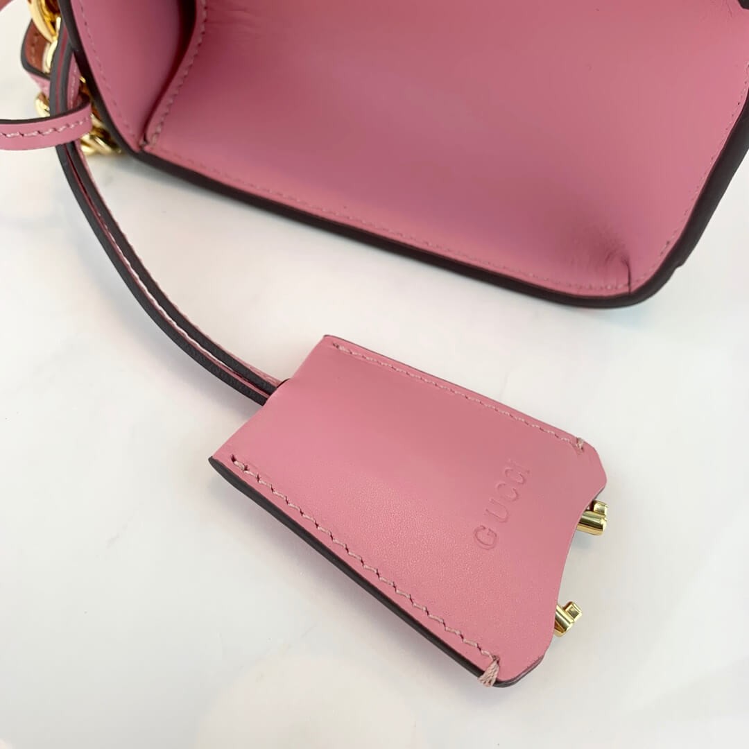 Gucci Padlock GG Strawberry Small Shoulder Bag 409487