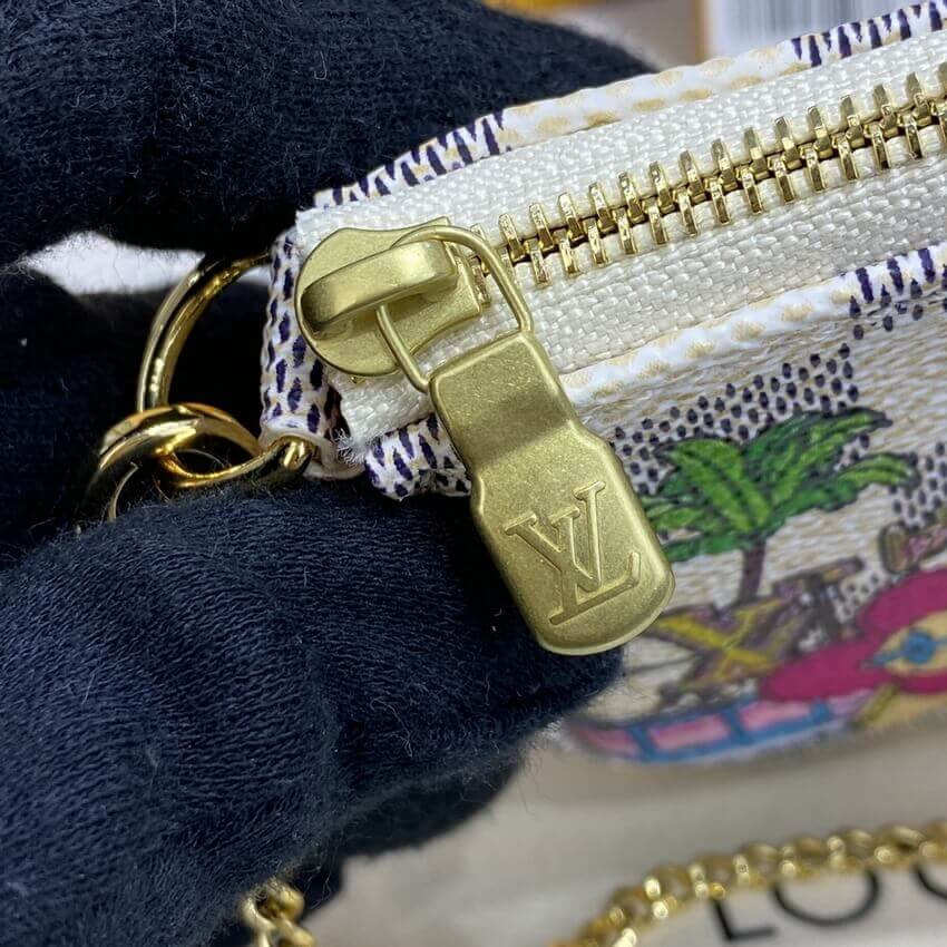 Louis Vuitton Damier Azur Mini Pochette Accessoires N60487