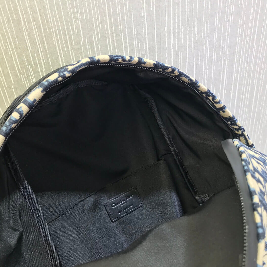 Christian Dior Oblique Jacquard Diortravel Backpack M6104