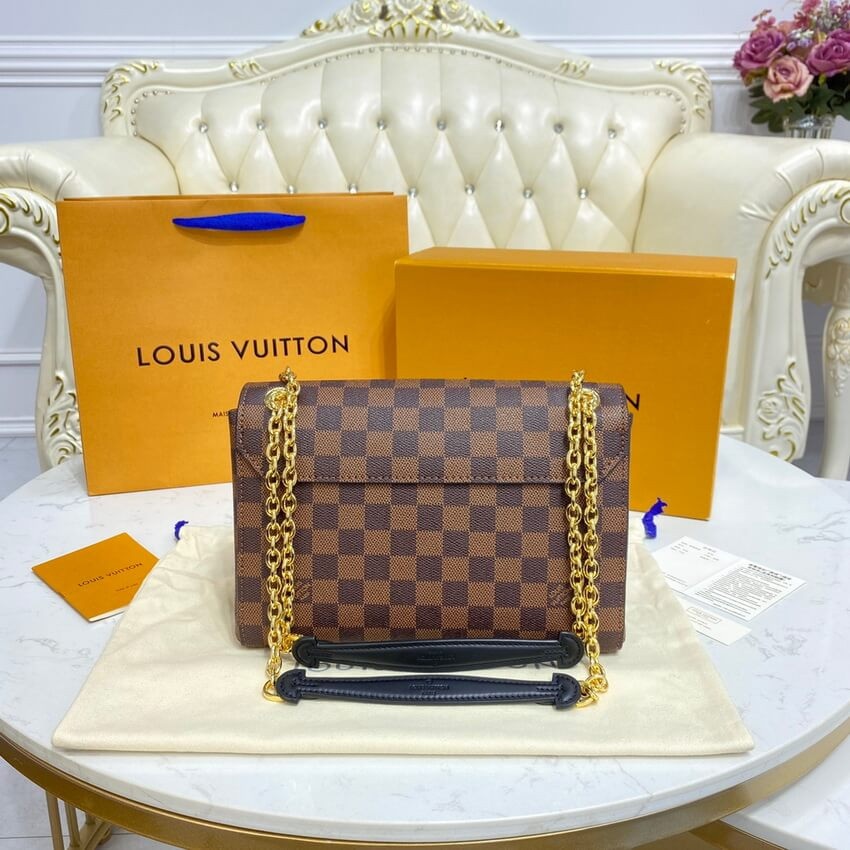 Louis Vuitton Damier Ebene Canvas Vavin PM N40110 Caramel