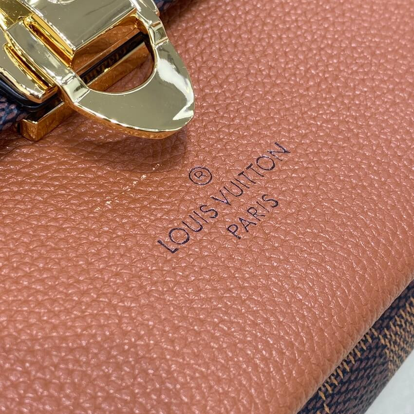 Louis Vuitton Damier Ebene Canvas Vavin PM N40110 Caramel