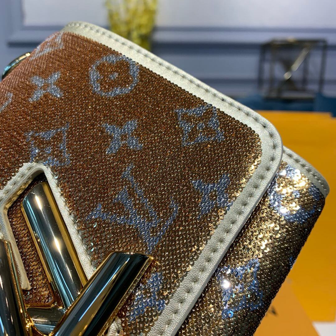 Louis Vuitton Twist PM with Gold Sequins M55842