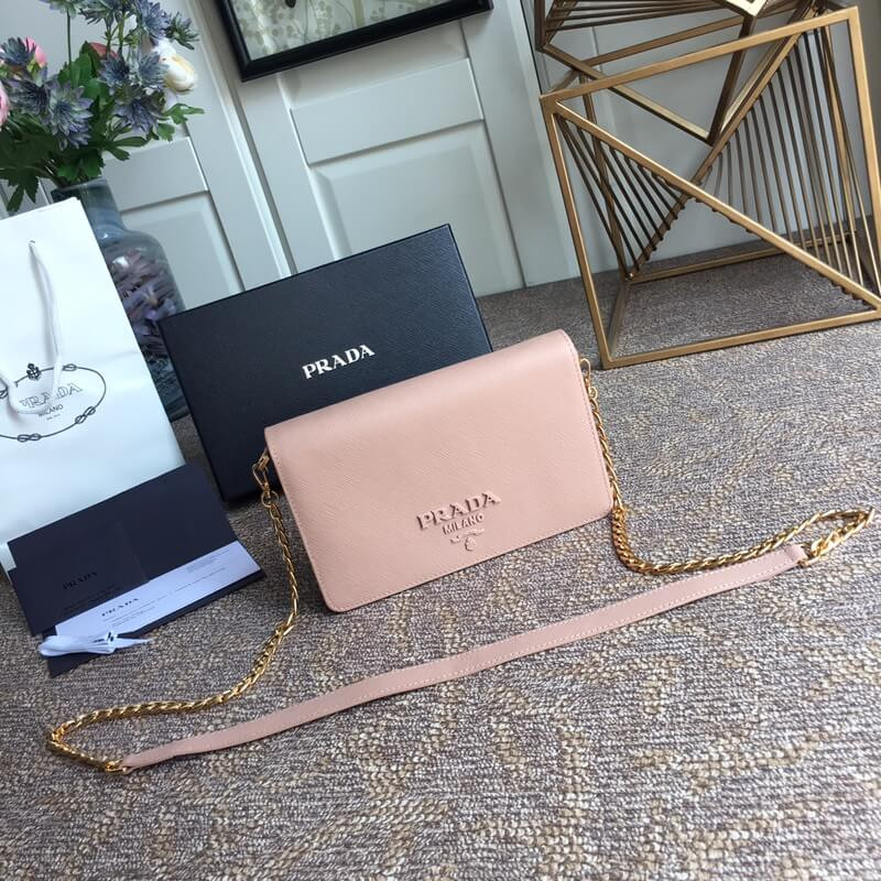 Prada Saffiano Leather Shoulder Bag 1BP012