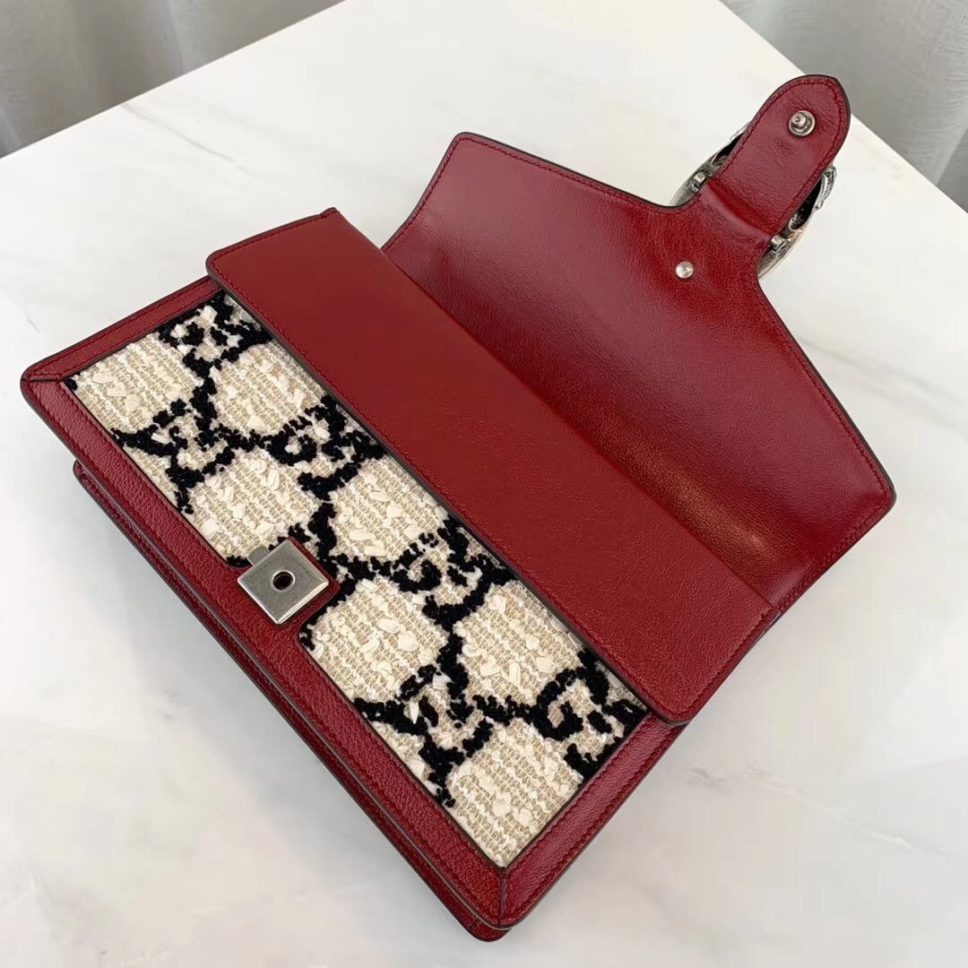 Gucci Dionysus GG Tweed Small Shoulder Bag 400249