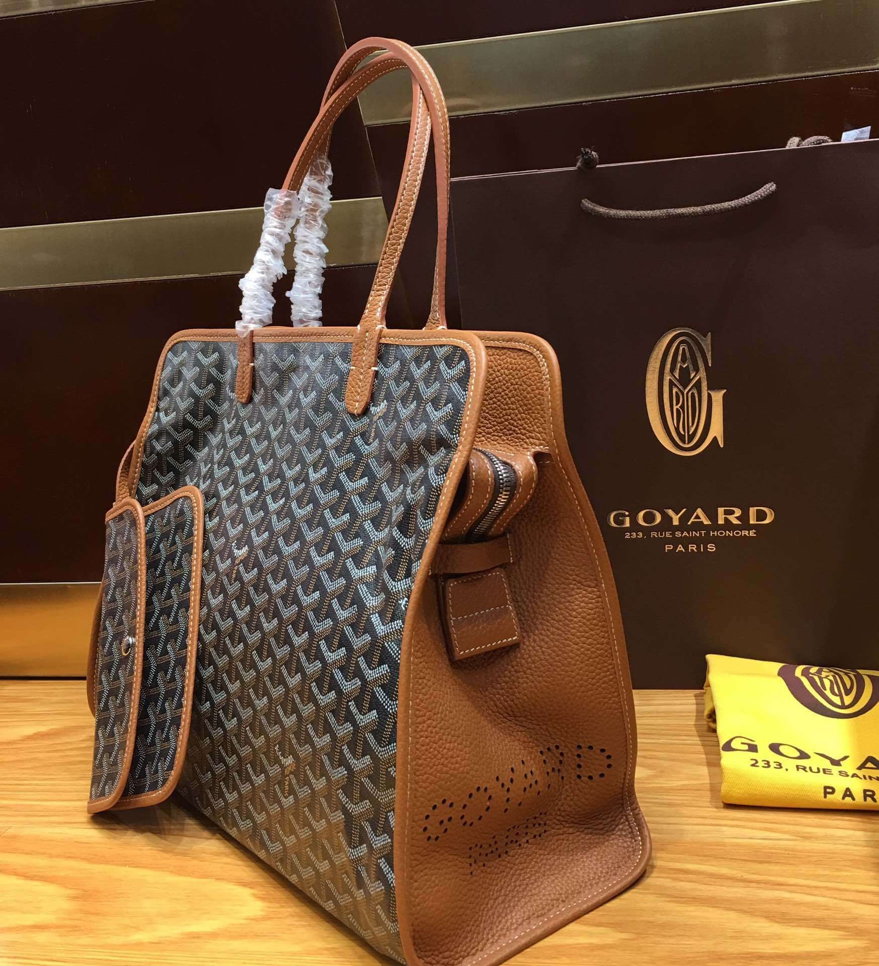 Goyard Goyardine Marquises Tote 41523