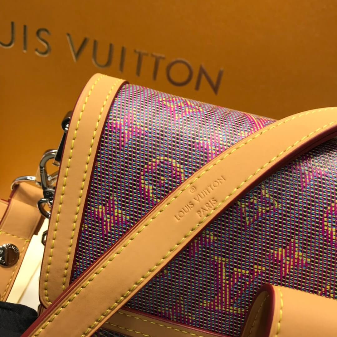 Louis Vuitton Printed Calf Leather Dauphine MM M55452