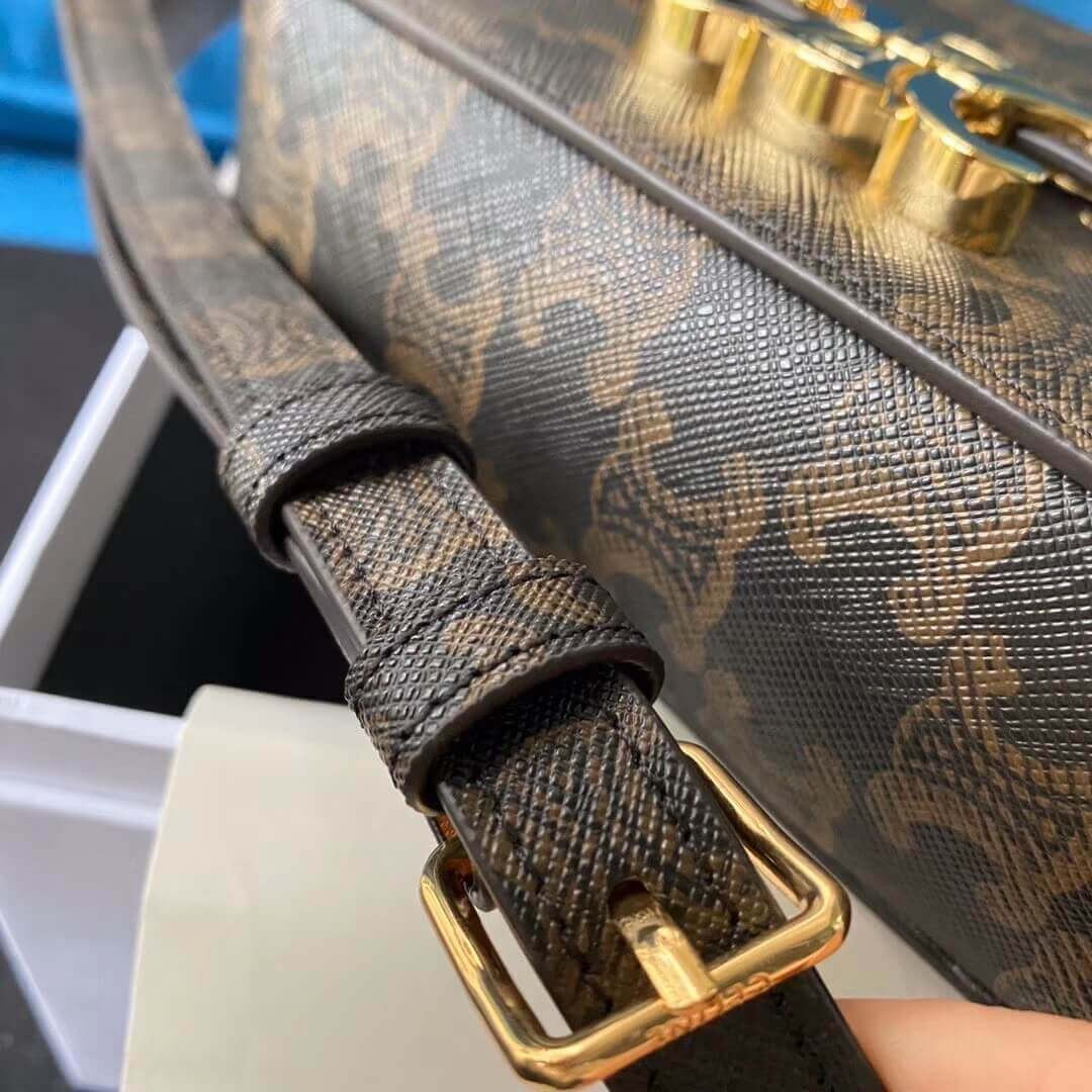 Celine Nano Triomphe Bag In Triomphe Canvas 191902