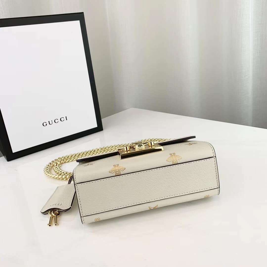 Gucci Padlock Bee Star Small Shoulder Bag 432182
