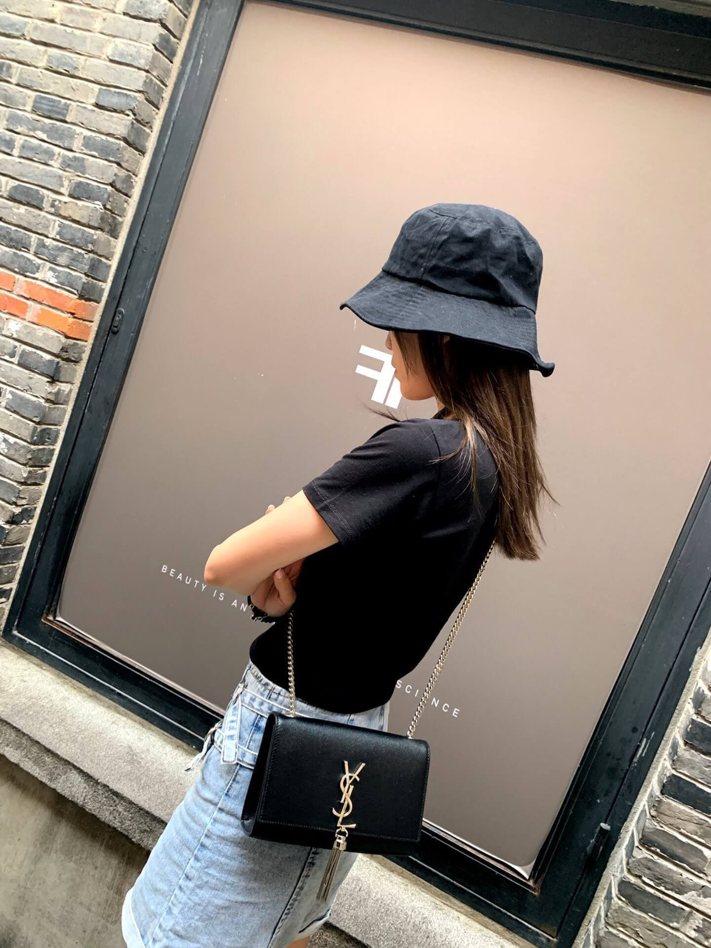 YSL Saint Laurent Kate Small With Tassel In Grain Leather 474366