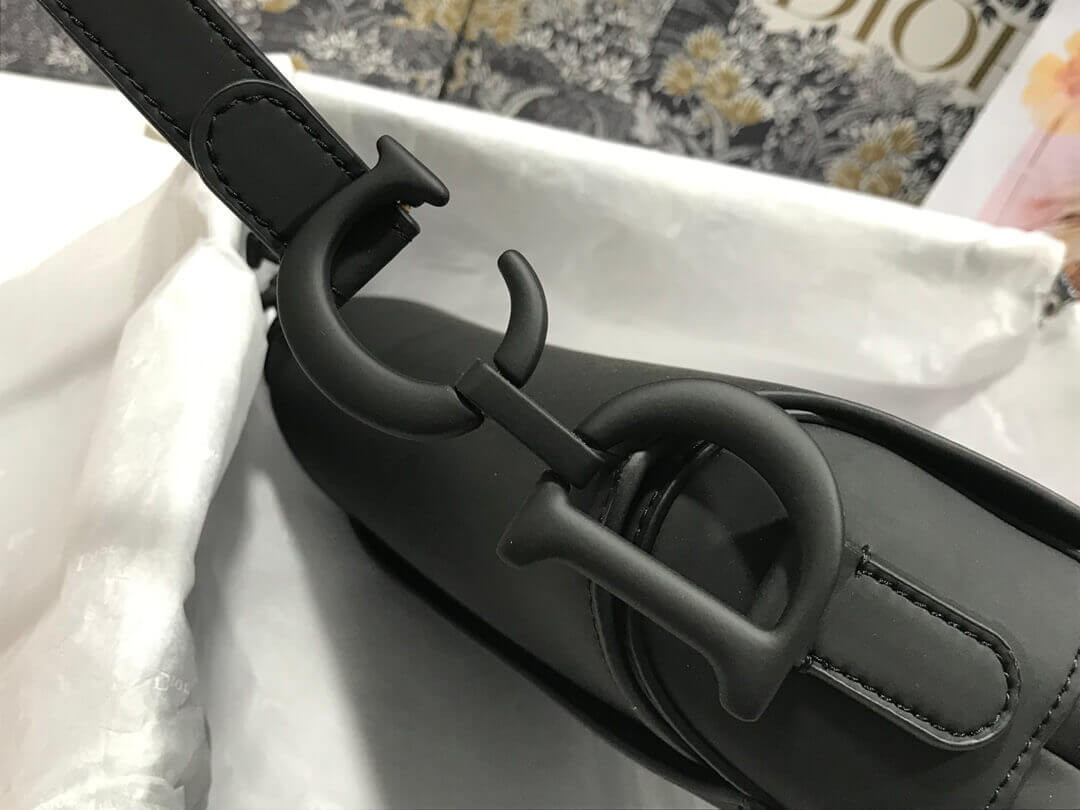 Christian Dior Saddle Bag in Ultramatte Calfskin M0446