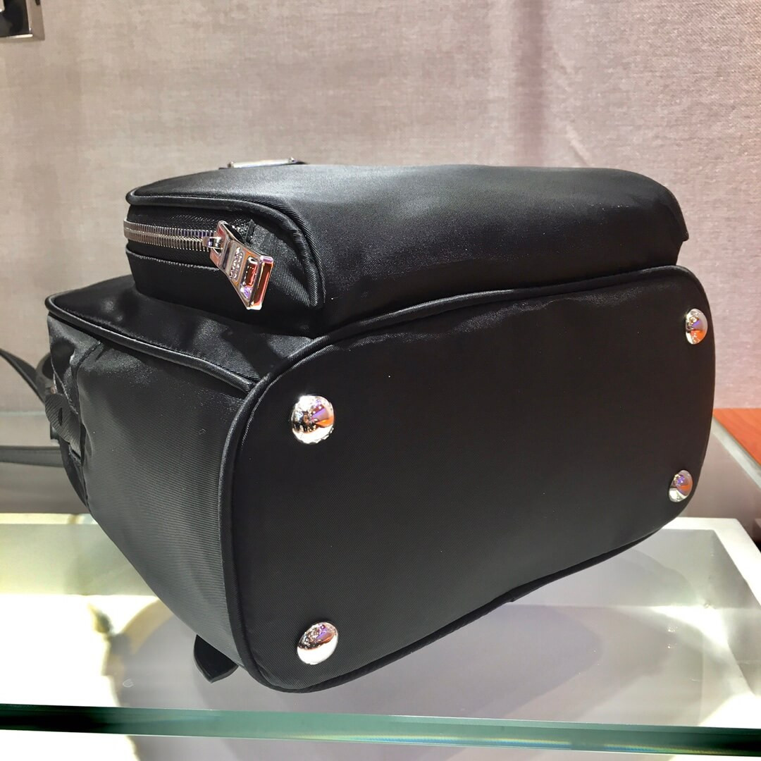 Prada Nylon And Saffiano Leather Backpack 1BZ3811