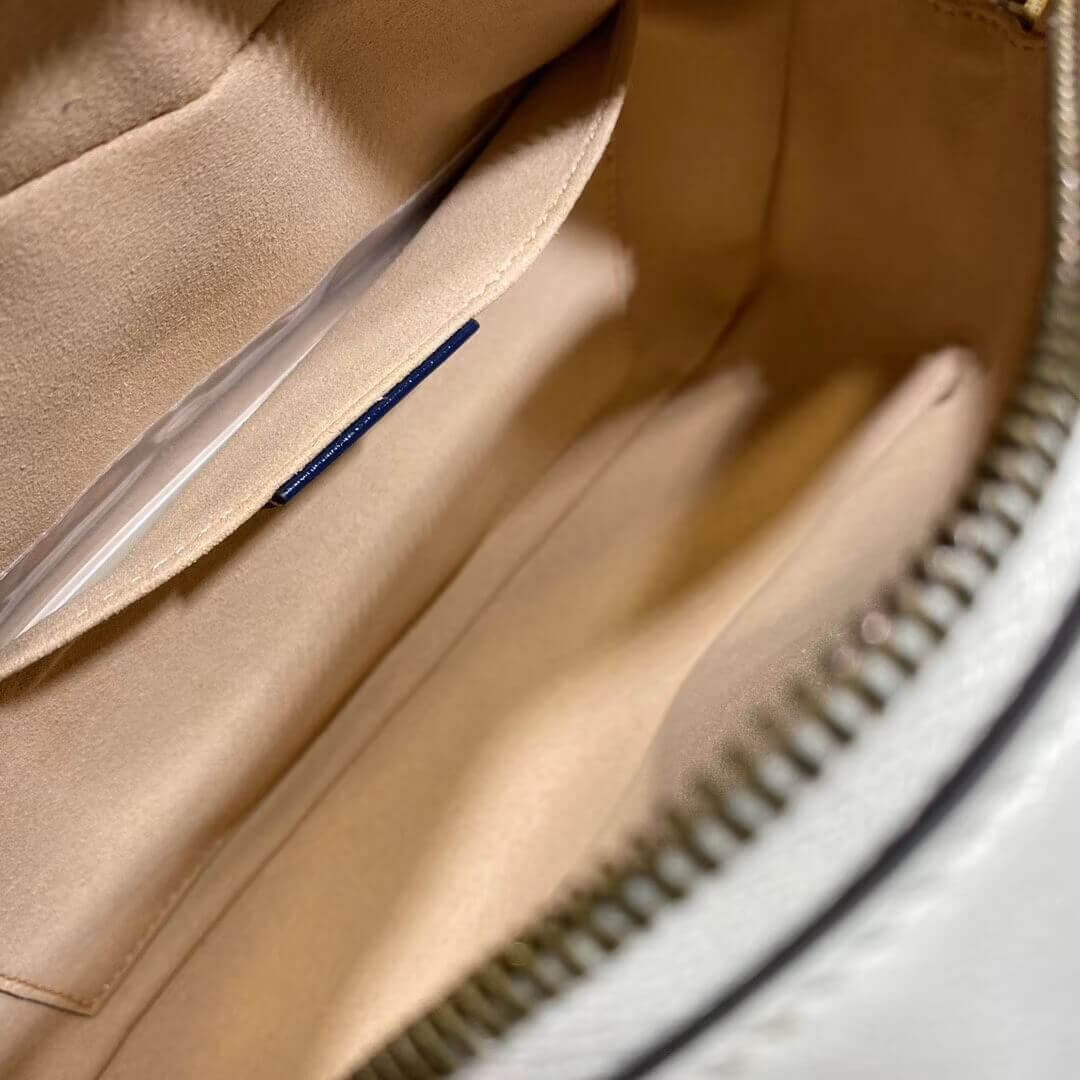 Gucci GG Marmont Small Shoulder Bag 447632 White