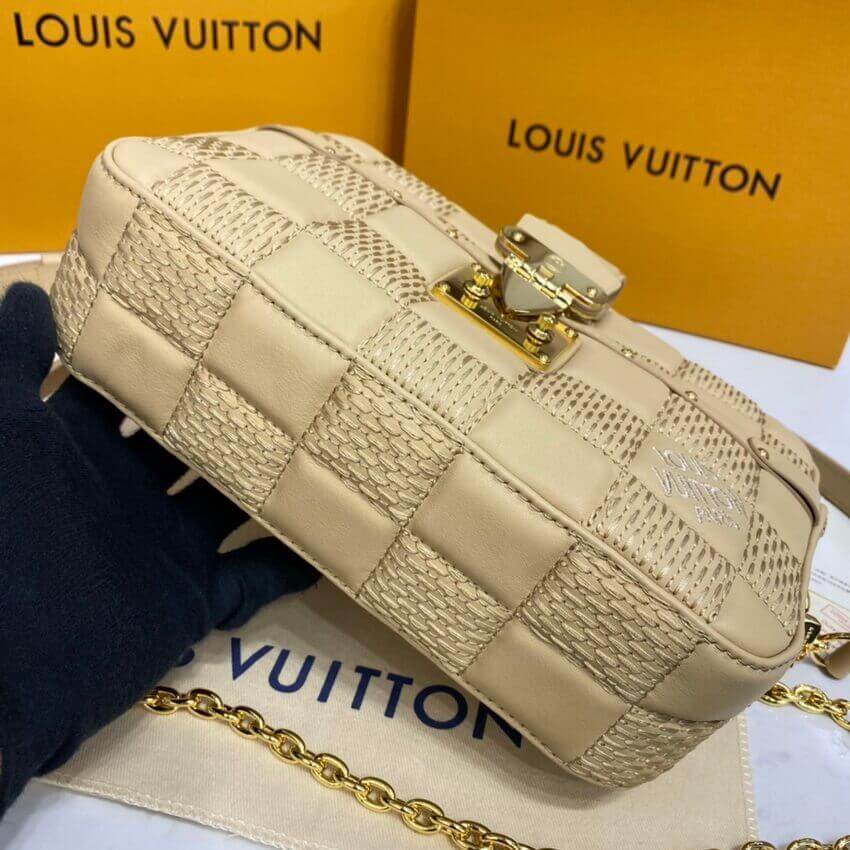 Louis Vuitton Damier Quilt Lambskin Troca MM M59111 M59114