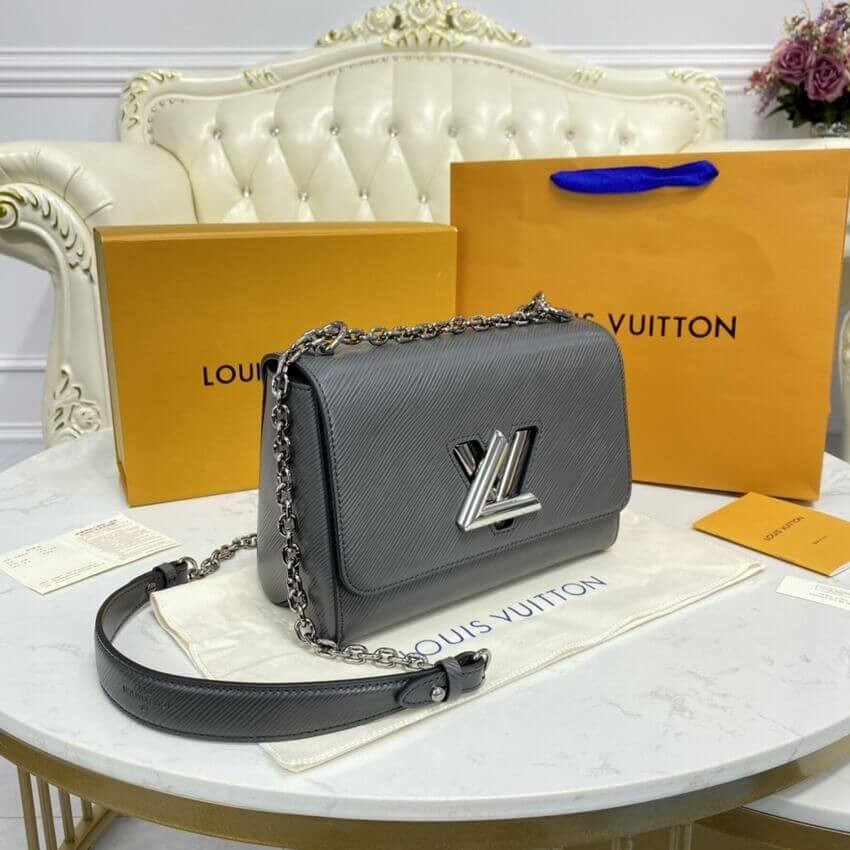 Louis Vuitton Epi Leather Twist MM M56530 Gray