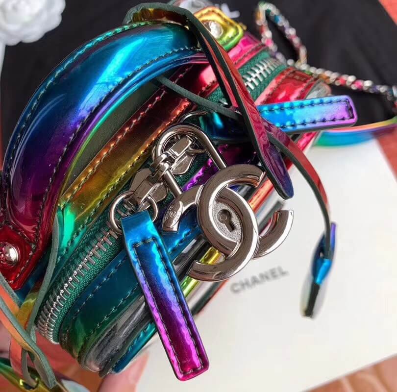 Chanel Vanity Case In Multicolour PVC AS0988