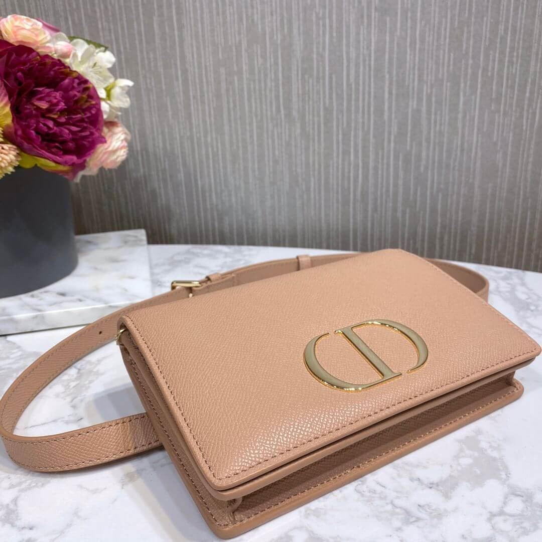 Christian Dior 30 Montaigne 2-In-1 Pouch Grained Calfskin S2086