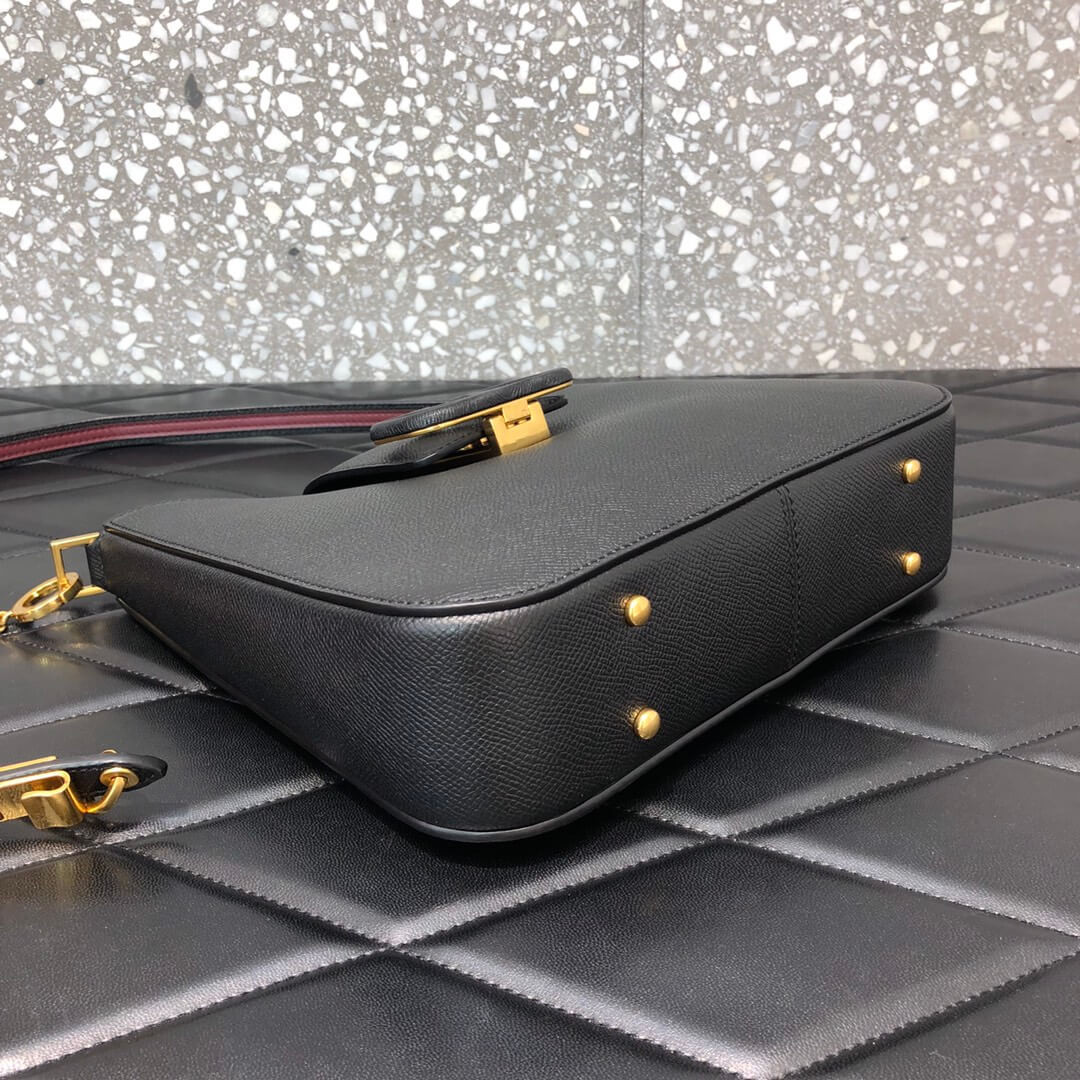 Valentino V-Sling Small Grained-Leather Shoulder Bag 0017