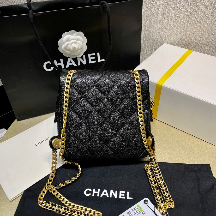 Chanel Backpack in Grained Calfskin AS3108