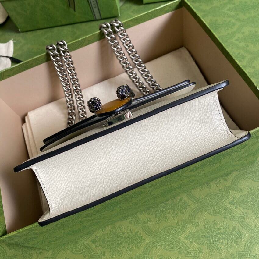 Gucci Dionysus Mini Bag 421970 Orange White Leather