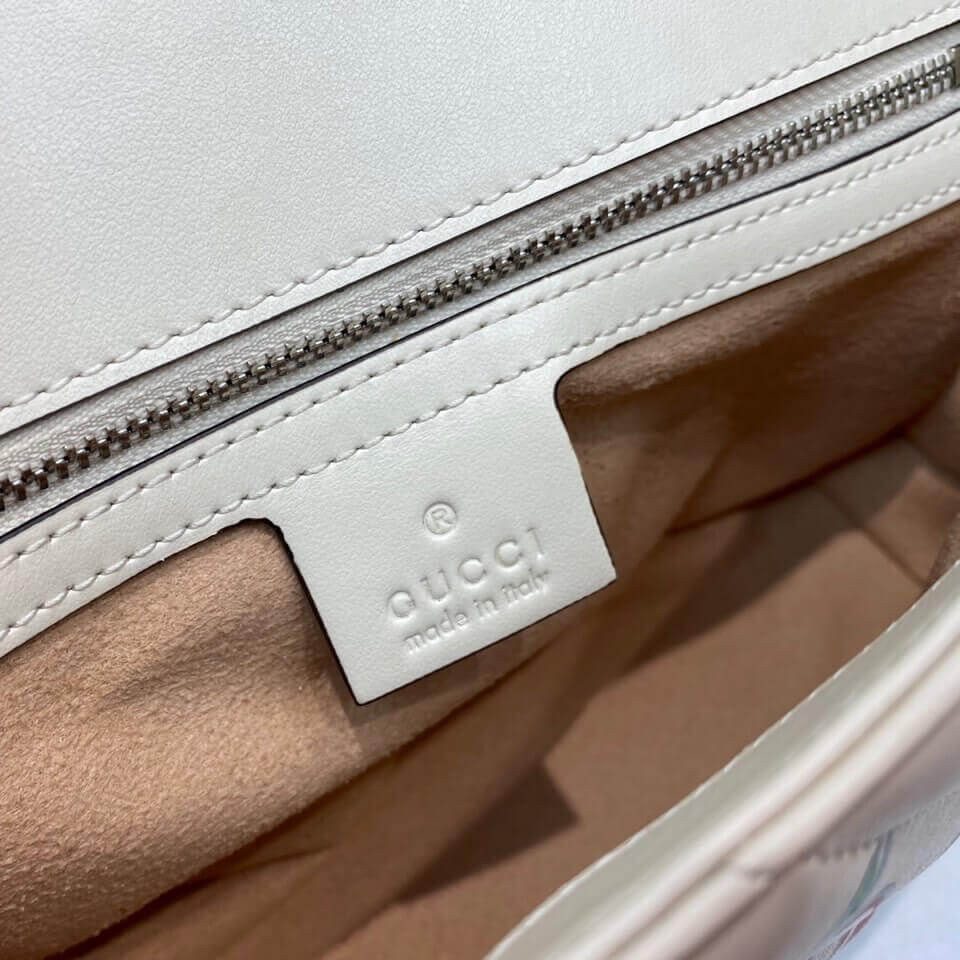 Gucci GG Apple Print Shoulder Bag 443497