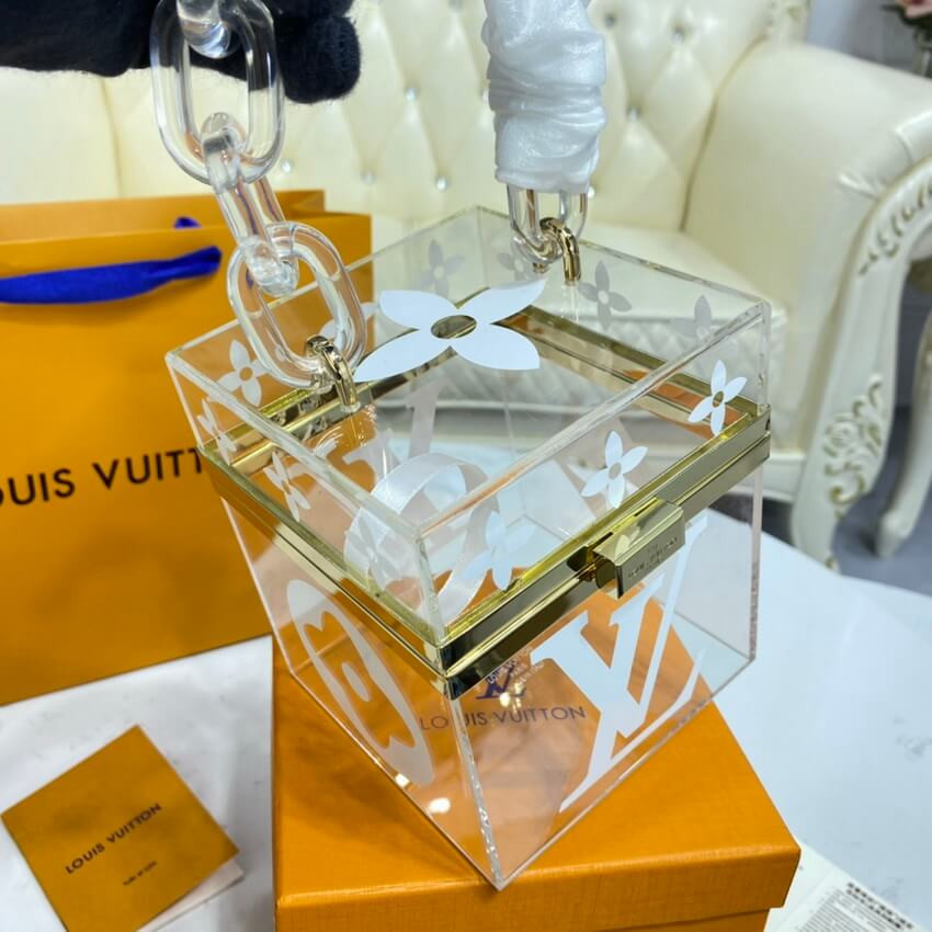 Louis Vuitton Cube Scott Box in Transparent GI0488