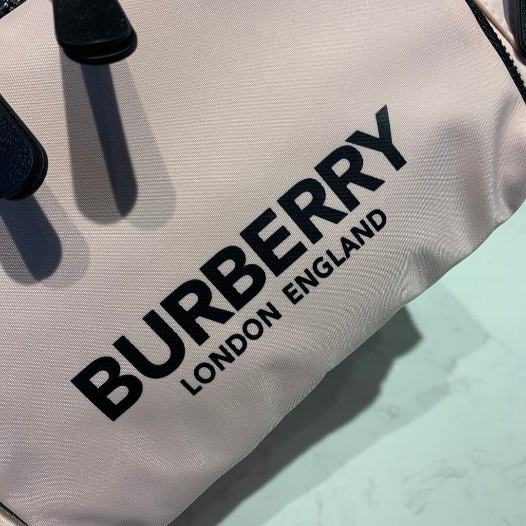 Burberry The Medium Rucksack in Logo Print Nylon 80116181