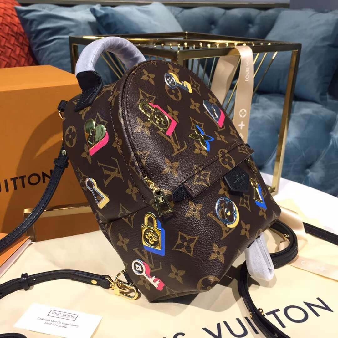 Louis Vuitton Monogram Canvas Palm Springs Backpack Mini M44367