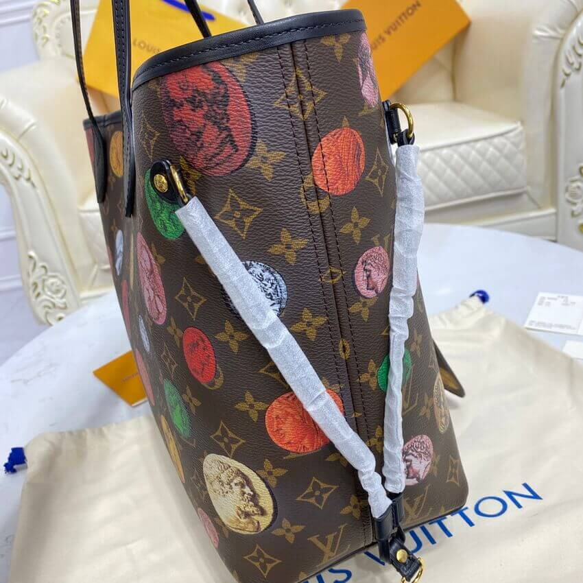Louis Vuitton Monogram Cameo Printed Neverfull MM M45923