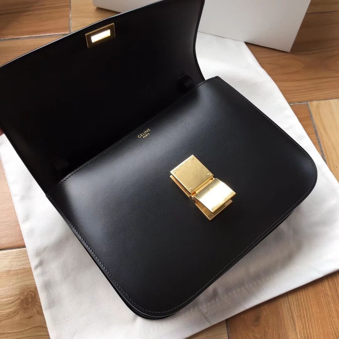 Celine Medium Classic Bag in Box Calfskin 189173