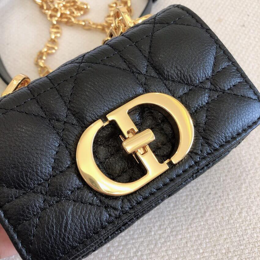 Christian Dior Micro Caro Bag Supple Cannage Calfskin S2022