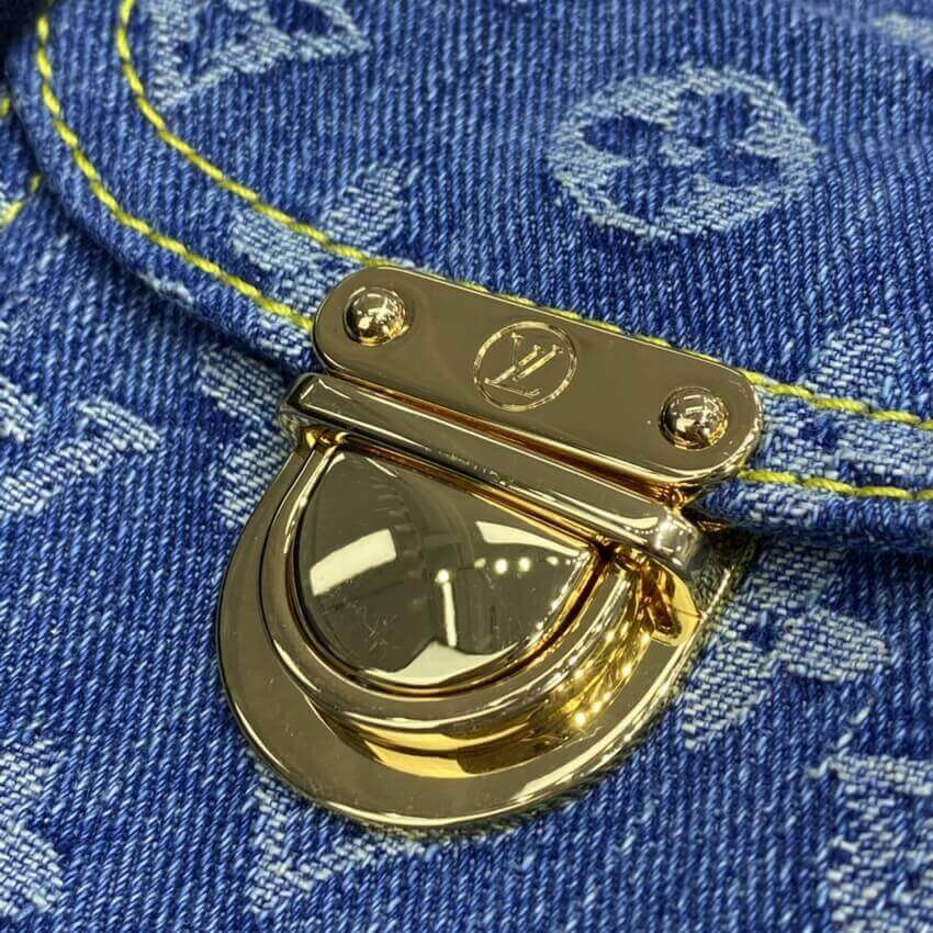 Louis Vuitton Monogram Denim Sac A Dos GM Backpack M95056