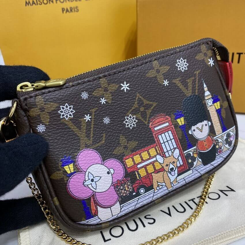 Louis Vuitton Monogram Canvas Mini Pochette Accessoires M80863