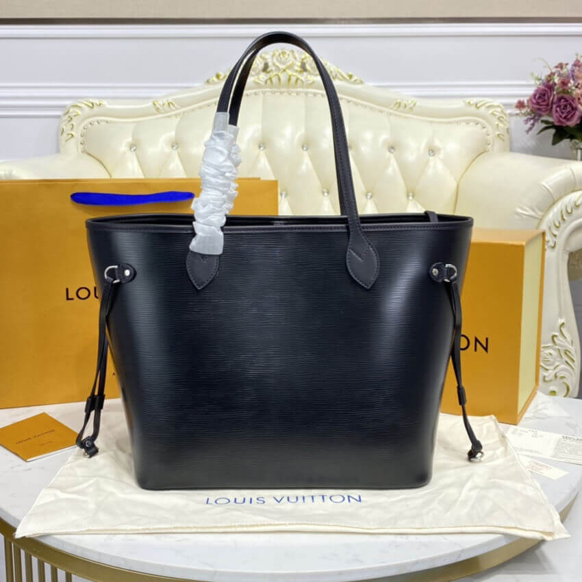 Louis Vuitton Epi Leather Neverfull MM M40392 Black