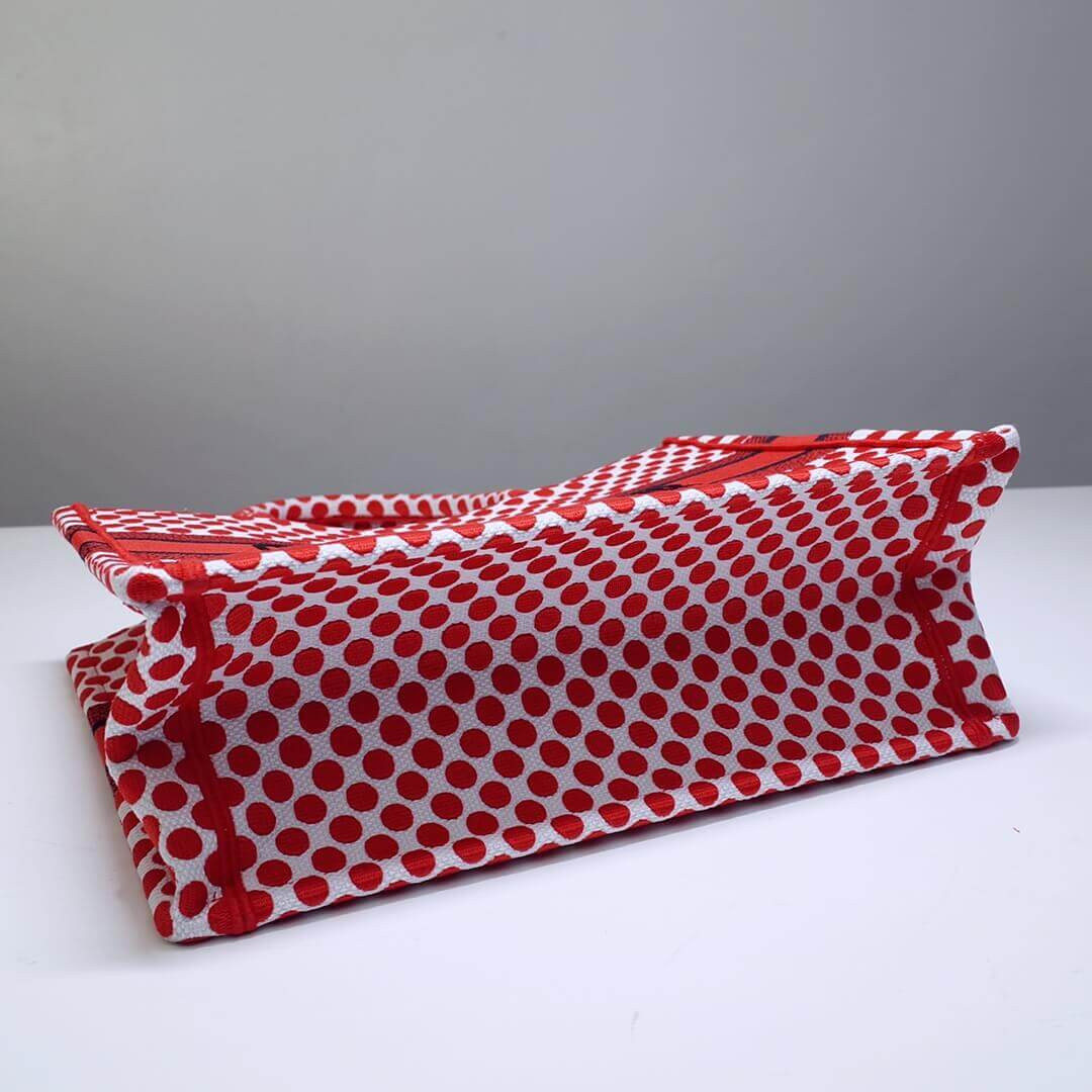 Dior Polkadot Dioramour Small Book Tote Bag M1296