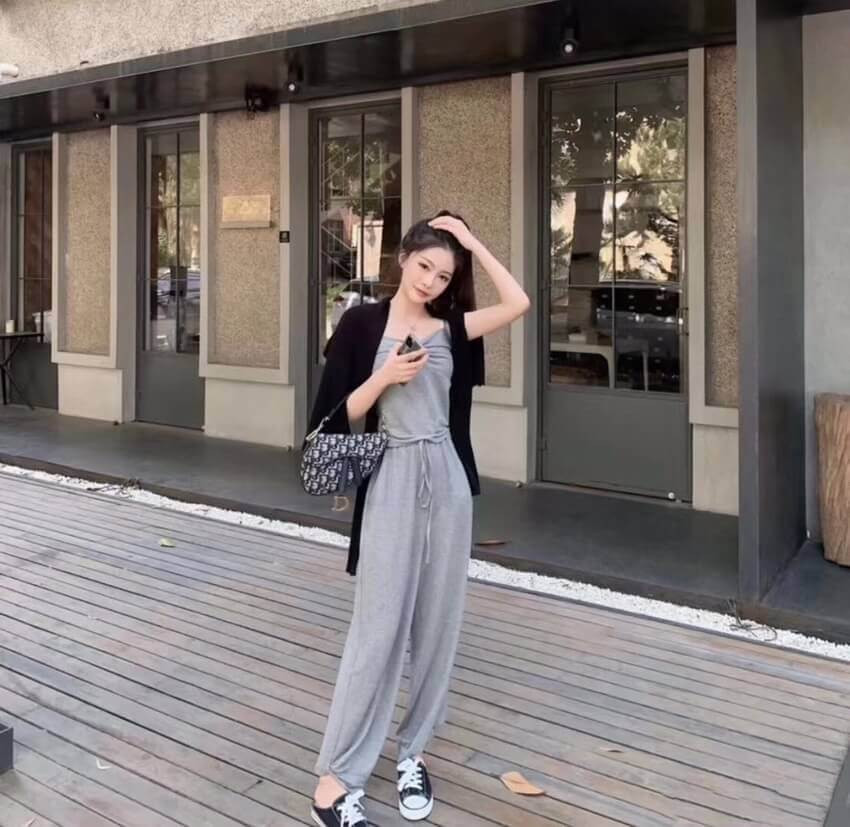 Dior Mini Saddle Bag Blue Oblique Jacquard M0447