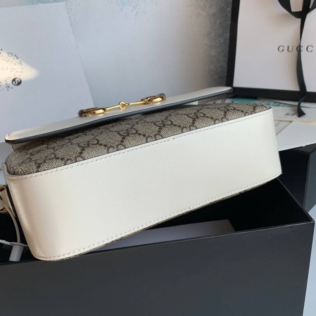 Gucci Horsebit 1955 Small Shoulder Bag in Canvs 645454