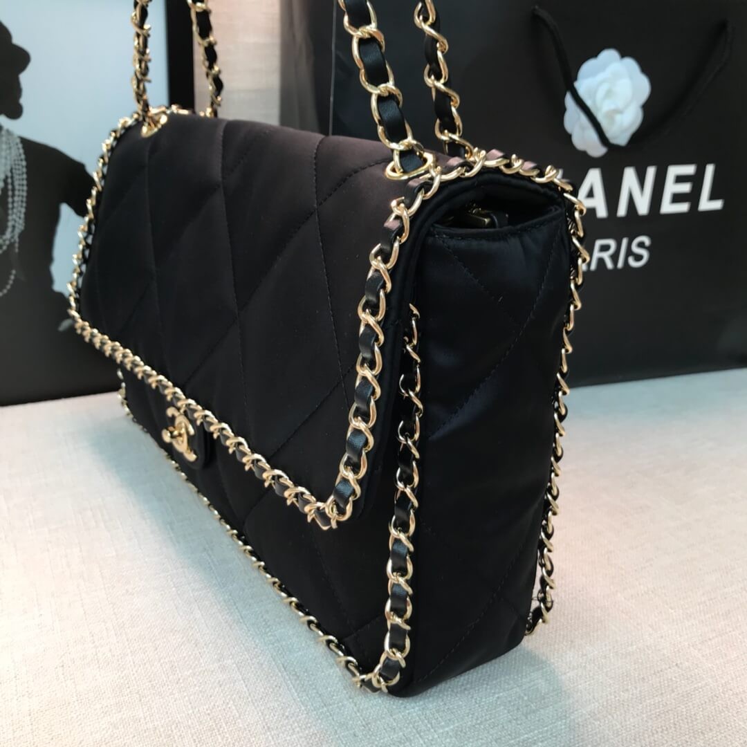 Chanel Satin Flap Bag AS1030
