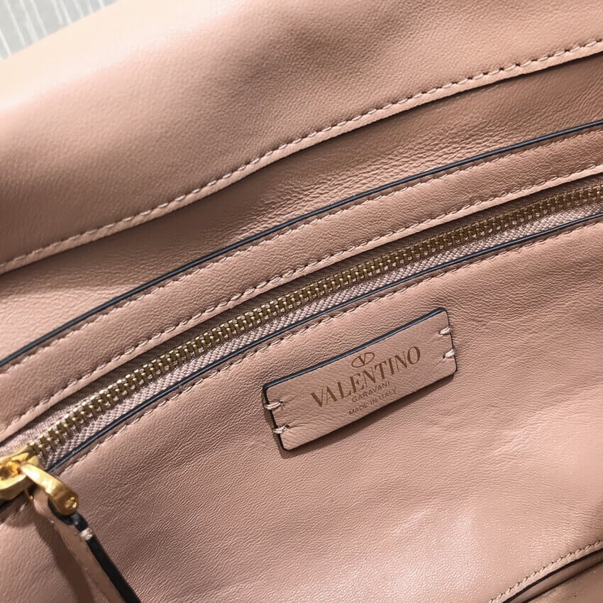 Valentino Large Roman Stud The Shoulder Bag In Nappa With Chain 1189L