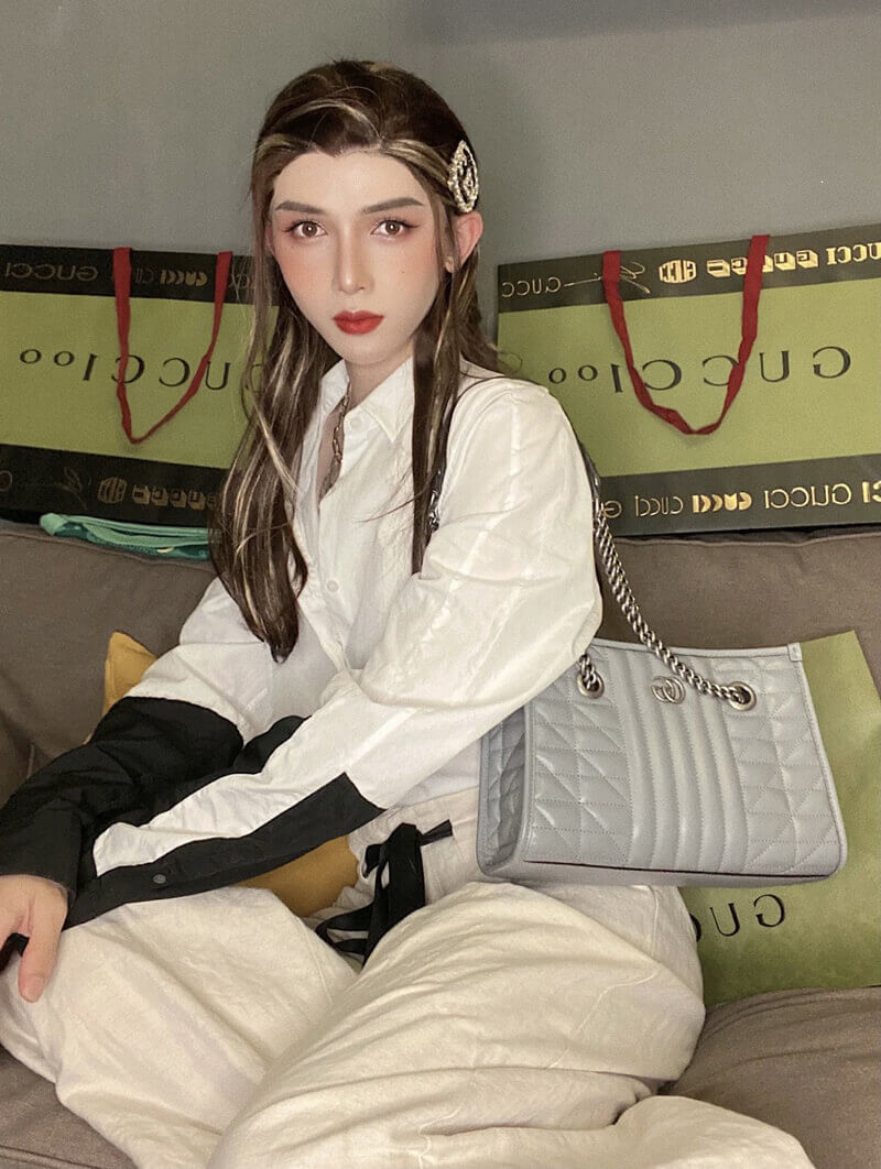 Gucci GG Marmont Small Tote Bag 681483