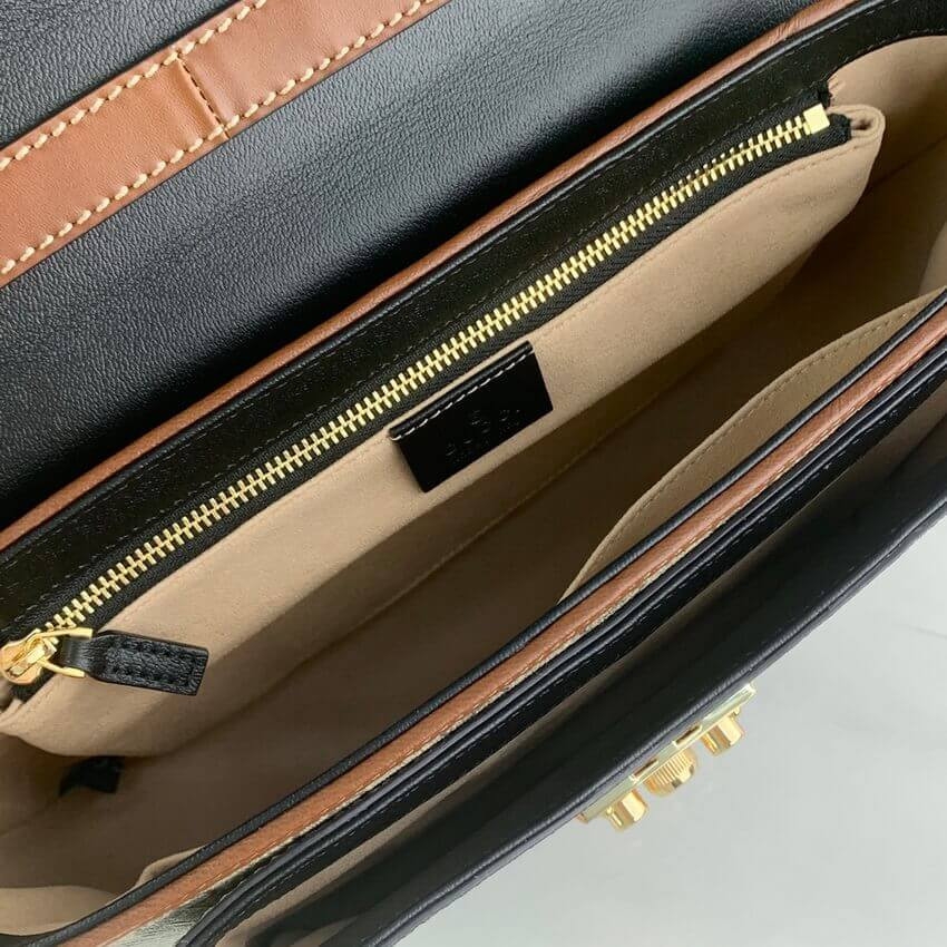 Gucci Padlock Small Shoulder Bag in GG Supreme Canvas 644527