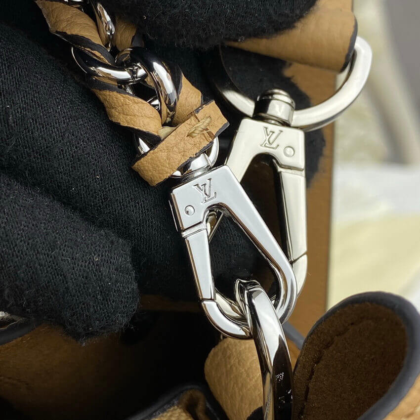 Louis Vuitton Mahina Calf Leather Bella Tote M59655 Arizona Brown